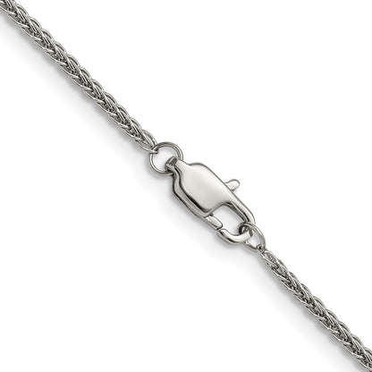 Chisel Stainless Steel Polished 2mm 16 inch Fancy Link Chain