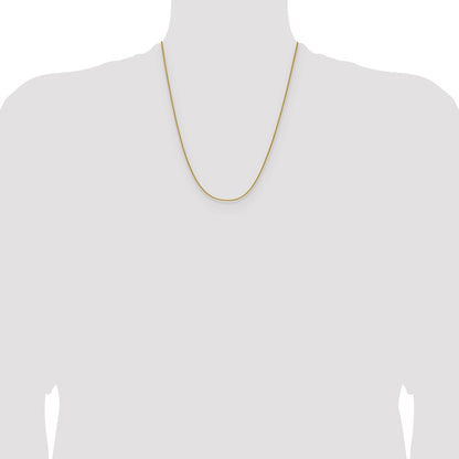 Chisel Stainless Steel Polished Yellow IP-plated 1.5mm 22 inch Curb Chain