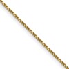 Chisel Stainless Steel Polished Yellow IP-plated 1.5mm 24 inch Curb Chain