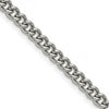 Chisel Stainless Steel Polished 4.5mm 22 inch Round Curb Chain
