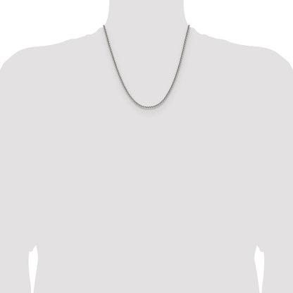 Chisel Stainless Steel Polished 3mm 20 inch Rolo Chain