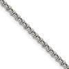Chisel Stainless Steel Polished 3mm 18 inch Rolo Chain