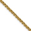 Chisel Stainless Steel Polished Yellow IP-plated 3mm 16 inch Rolo Chain