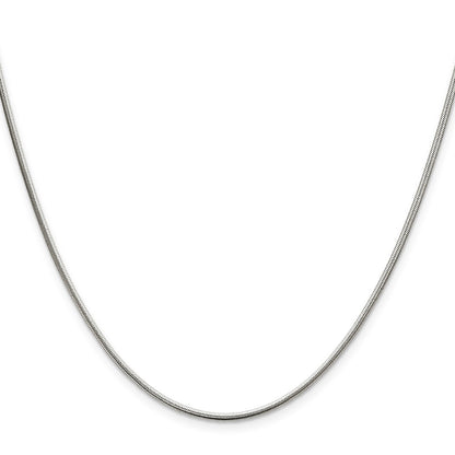 Chisel Stainless Steel Polished 1.5mm 16 inch Snake Chain