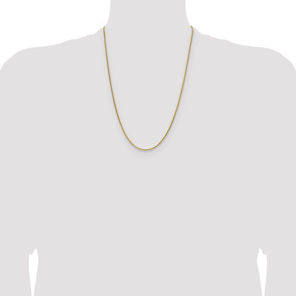 Chisel Stainless Steel Polished Yellow IP-plated 1.5mm 24 inch Snake Chain