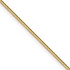 Chisel Stainless Steel Polished Yellow IP-plated 1.5mm 22 inch Snake Chain