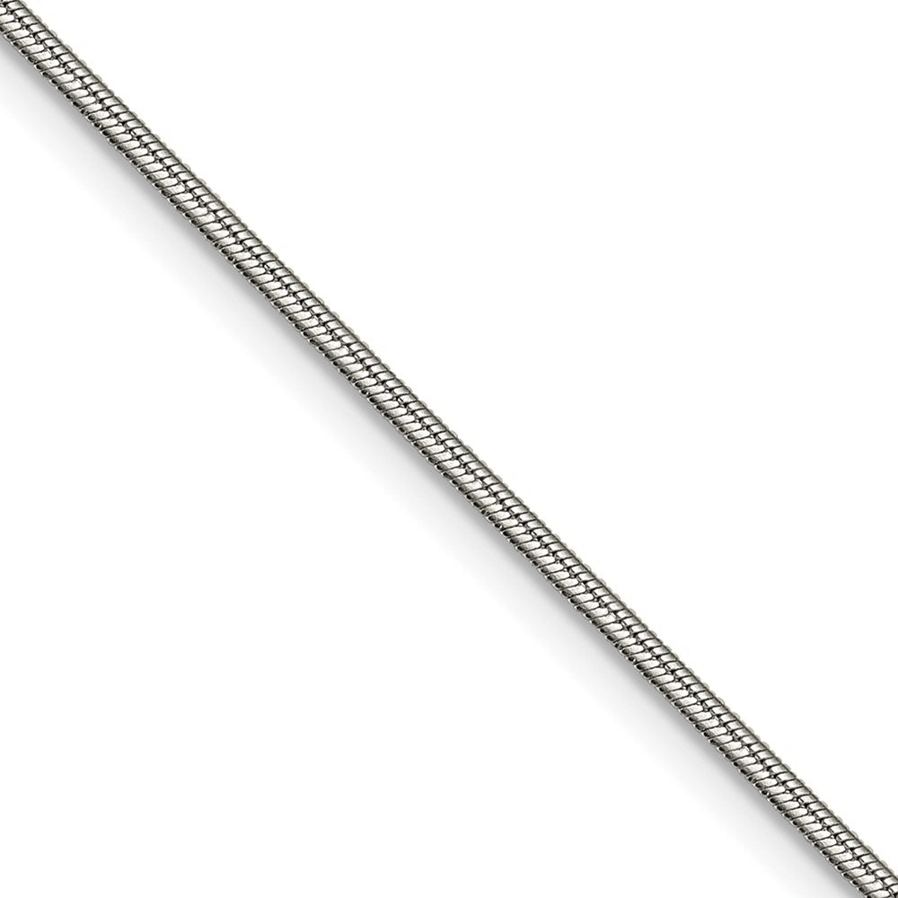 Chisel Stainless Steel Polished 1.5mm 16 inch Snake Chain