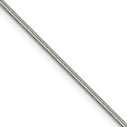 Chisel Stainless Steel Polished 1.5mm 16 inch Snake Chain