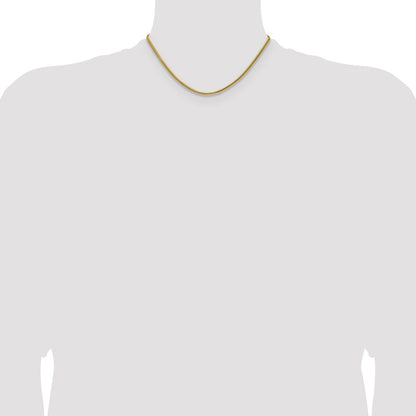 Chisel Stainless Steel Polished Yellow IP-plated 2.7mm 16 inch Snake Chain