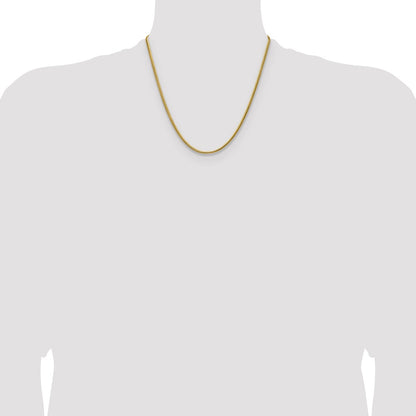Chisel Stainless Steel Polished Yellow IP-plated 2.7mm 20 inch Snake Chain