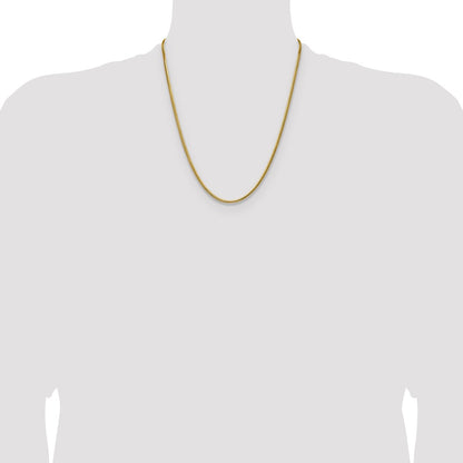 Chisel Stainless Steel Polished Yellow IP-plated 2.7mm 22 inch Snake Chain