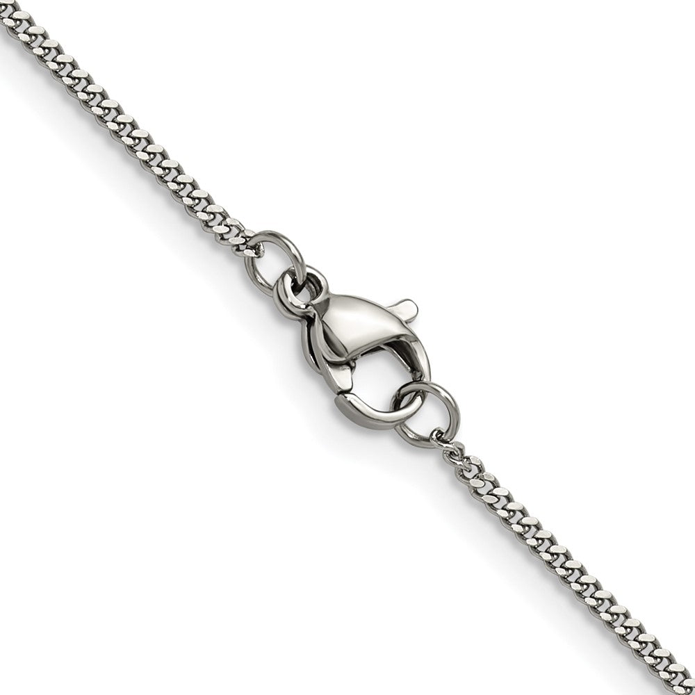 Chisel Stainless Steel Polished 1.5mm 20 inch Curb Chain