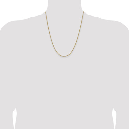 Chisel Stainless Steel Polished Yellow IP-plated 1.5mm 22 inch Curb Chain