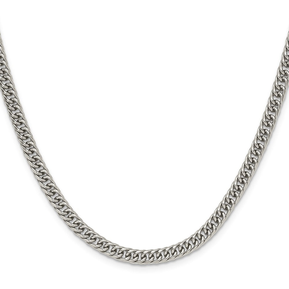 Chisel Stainless Steel Polished 5mm 20 inch Double Curb Chain