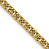 Chisel Stainless Steel Polished Yellow IP-plated 5mm 22 inch Double Curb Chain