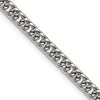 Chisel Stainless Steel Polished 5mm 20 inch Double Curb Chain