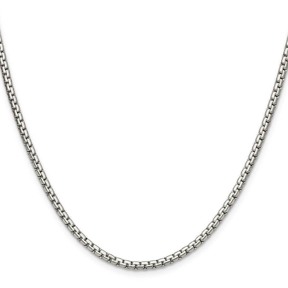 Chisel Stainless Steel Polished 3mm 22 inch Flat Box Chain