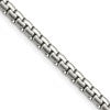 Chisel Stainless Steel Polished 4mm 24 inch Flat Box Chain
