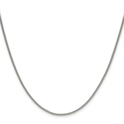 Chisel Stainless Steel Polished 1.5mm 20 inch Square Wheat Chain