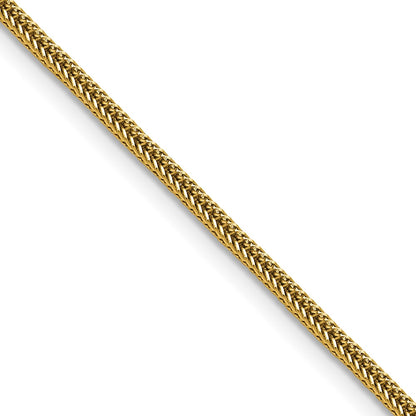 Chisel Stainless Steel Polished Yellow IP-plated 1.5mm 22 inch Square Wheat Chain