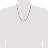 Chisel Stainless Steel Polished 3.2mm 22 inch Square Wheat Chain