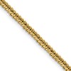 Chisel Stainless Steel Polished Yellow IP-plated 3.2mm 22 inch Square Wheat Chain