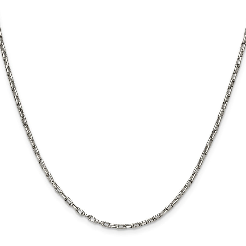 Chisel Stainless Steel Polished 2.2mm 16 inch Fancy Box/Paperclip Chain