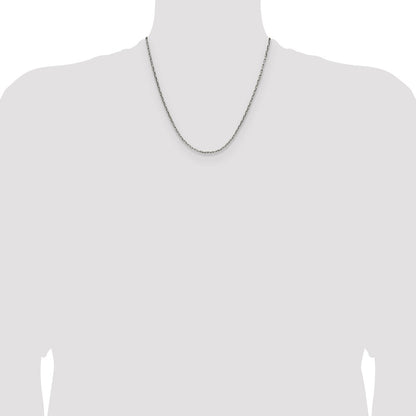 Chisel Stainless Steel Polished 2.2mm 20 inch Fancy Box/Paperclip Link Chain