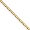 Chisel Stainless Steel Polished Yellow IP-plated 2.2mm 20 inch Fancy Box/Paperclip Link Chain
