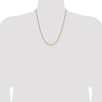 Chisel Stainless Steel Polished Yellow IP-plated 1.9mm 22 inch Cable Chain