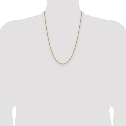 Chisel Stainless Steel Polished Yellow IP-plated 1.9mm 24 inch Cable Chain