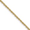 Chisel Stainless Steel Polished Yellow IP-plated 1.9mm 18 inch Cable Chain