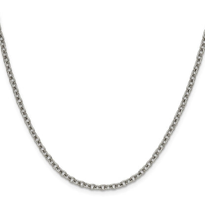 Chisel Stainless Steel Polished 3mm 20 inch Cable Chain