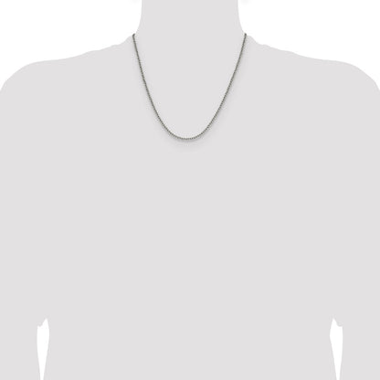 Chisel Stainless Steel Polished 3mm 20 inch Cable Chain