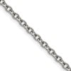 Chisel Stainless Steel Polished 3mm 20 inch Cable Chain