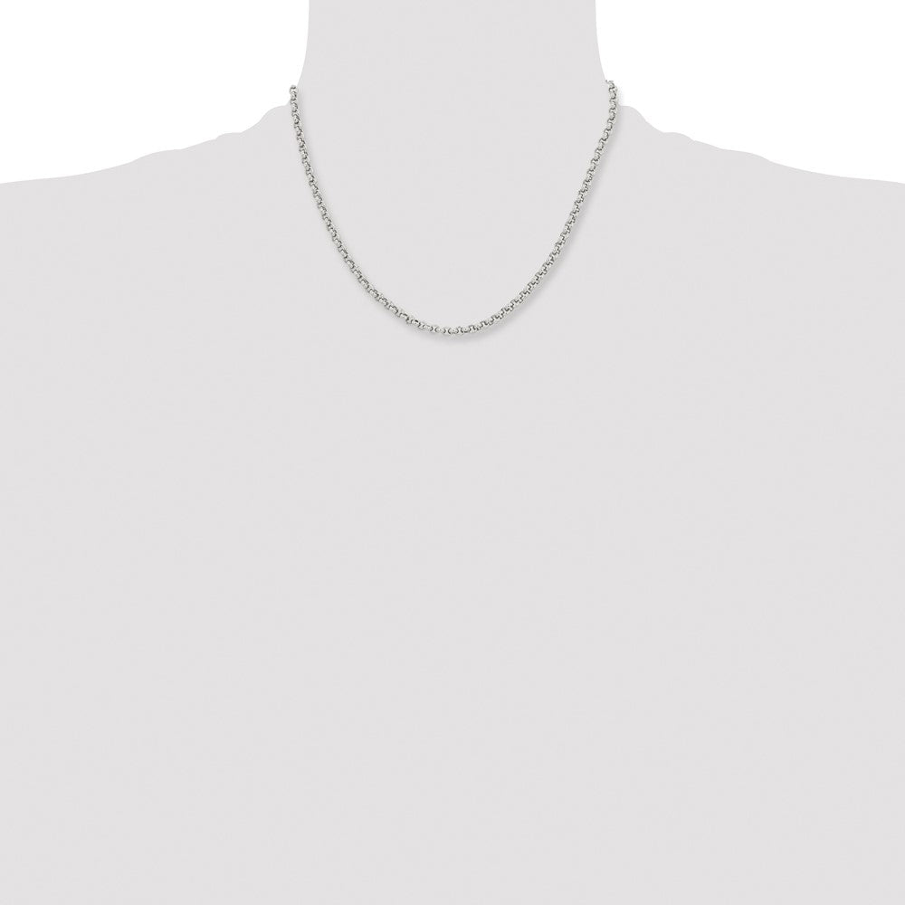 Chisel Stainless Steel Polished 3.9mm 18 inch Rolo Chain
