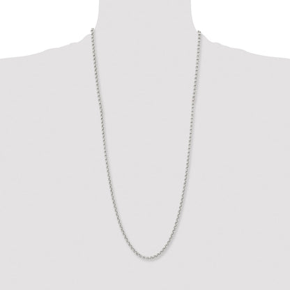Chisel Stainless Steel Polished 3.9mm 30 inch Rolo Chain