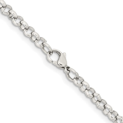 Chisel Stainless Steel Polished 4.6mm 36 inch Rolo Chain