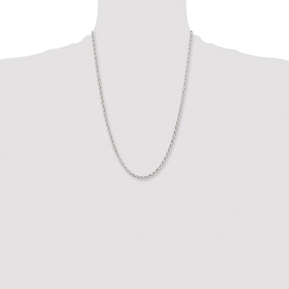 Chisel Stainless Steel Polished 4.6mm 24 inch Rolo Chain