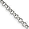 Chisel Stainless Steel Polished 4.6mm 24 inch Rolo Chain