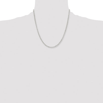 Chisel Stainless Steel Polished 3.2mm 20 inch Cable Chain