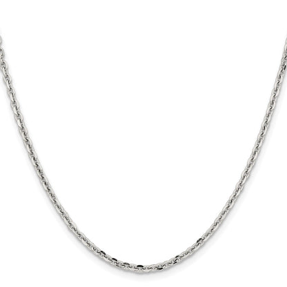 Chisel Stainless Steel Polished Diamond-cut 2.7mm 20 inch Cable Chain