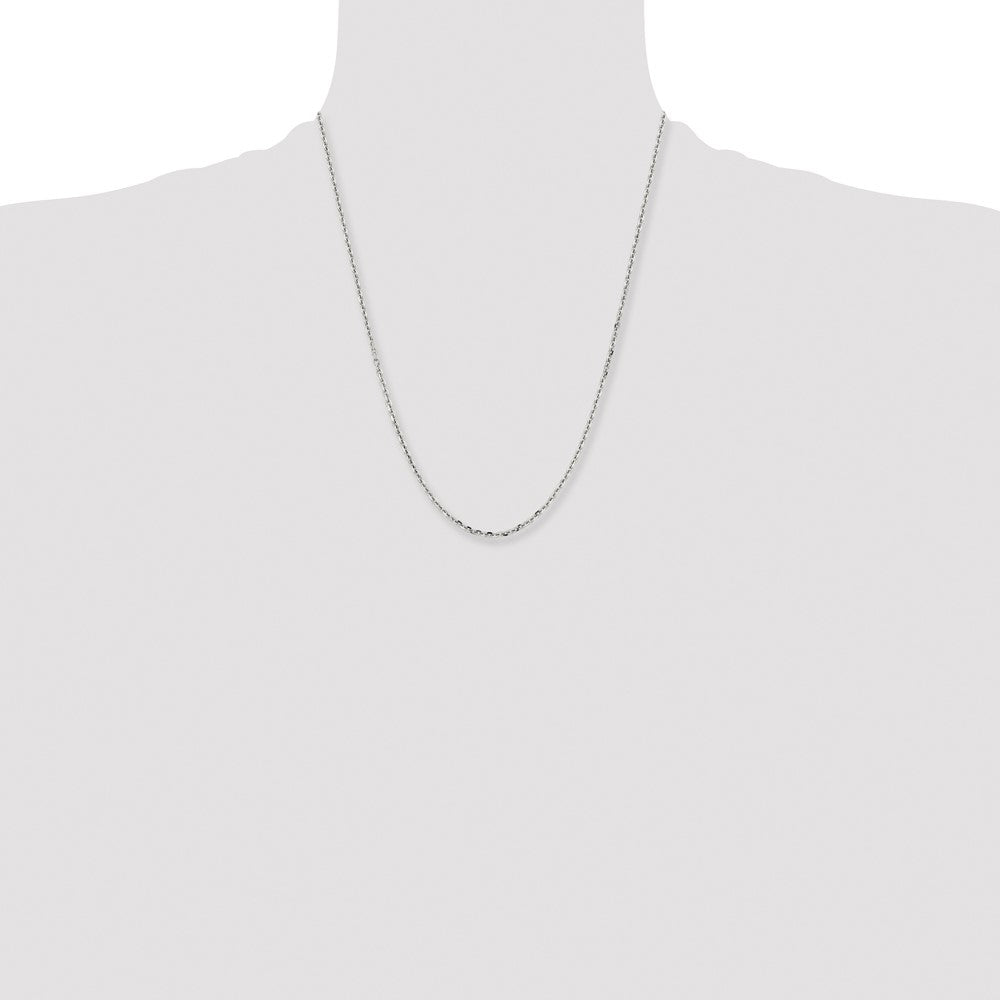 Chisel Stainless Steel Polished Diamond-cut 2.7mm 22 inch Cable Chain