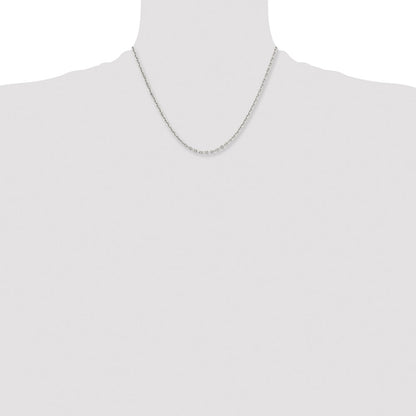 Chisel Stainless Steel Polished Diamond-cut 3.4mm 18 inch Cable Chain