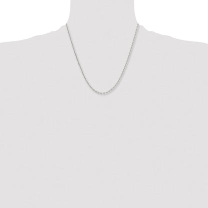 Chisel Stainless Steel Polished Diamond-cut 3.4mm 20 inch Cable Chain