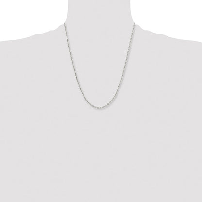 Chisel Stainless Steel Polished Diamond-cut 3.4mm 22 inch Cable Chain
