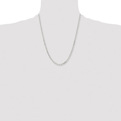 Chisel Stainless Steel Polished Diamond-cut 4.3mm 22 inch Cable Chain