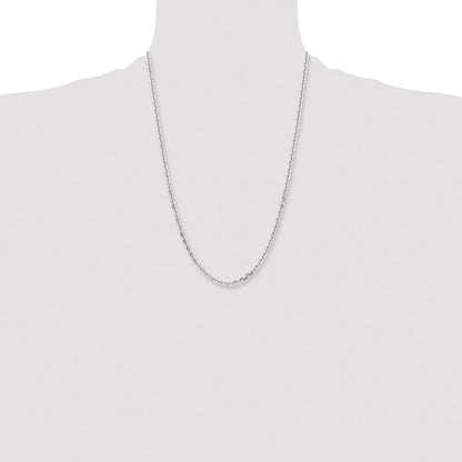 Chisel Stainless Steel Polished Diamond-cut 4.3mm 24 inch Cable Chain