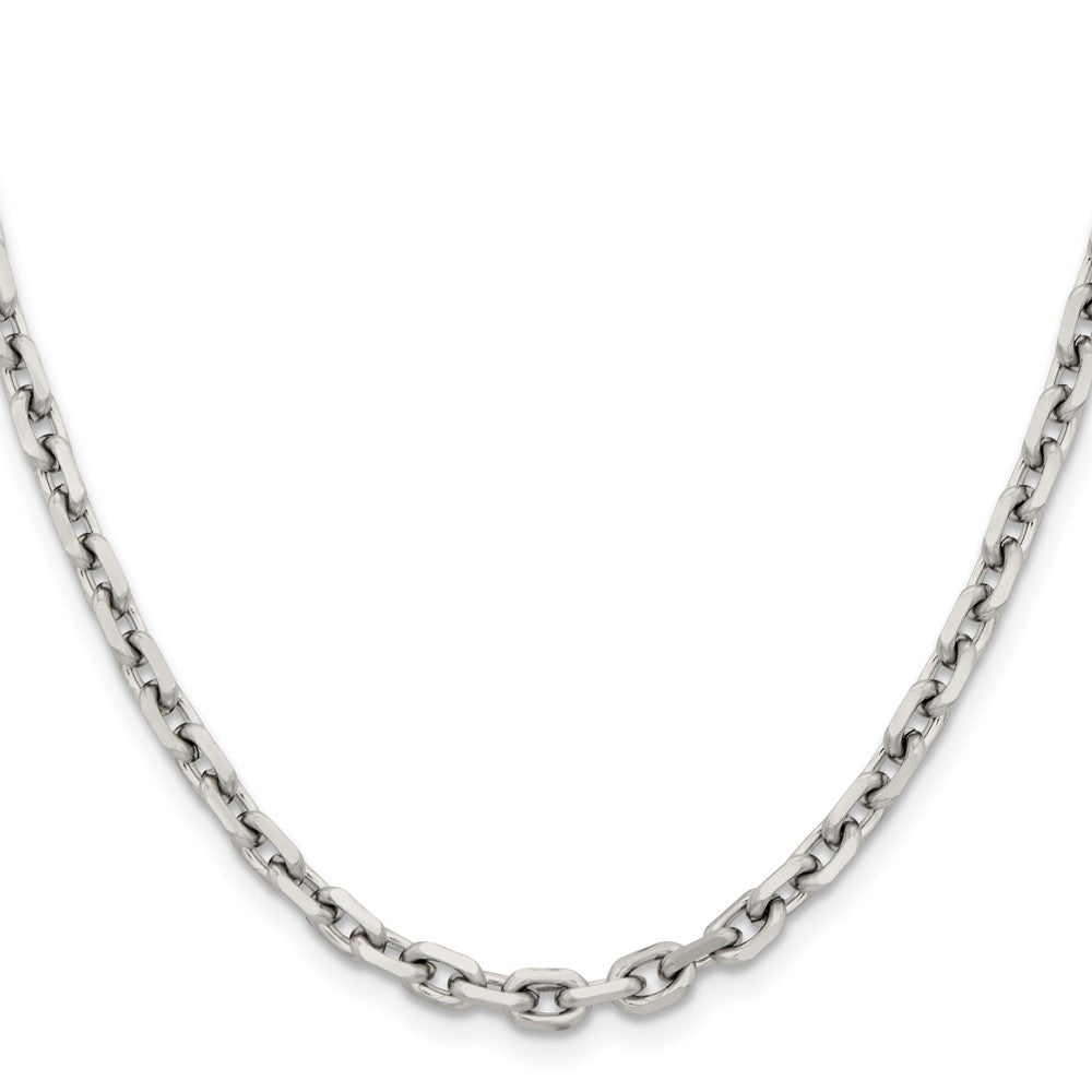 Chisel Stainless Steel Polished Diamond-cut 5.3mm 24 inch Cable Chain
