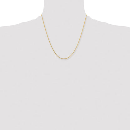 Chisel Stainless Steel Polished Yellow IP-plated 1.5mm 20 inch Box Chain